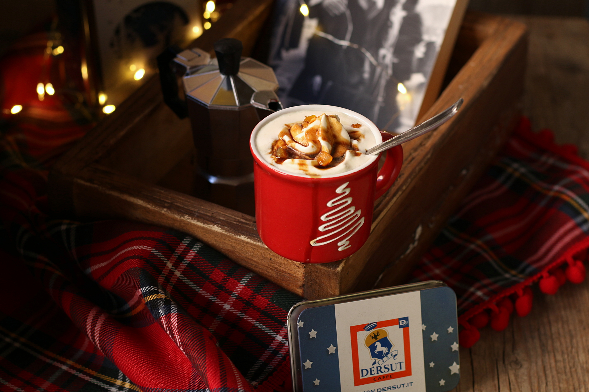 Ricetta della cioccolata calda bianca