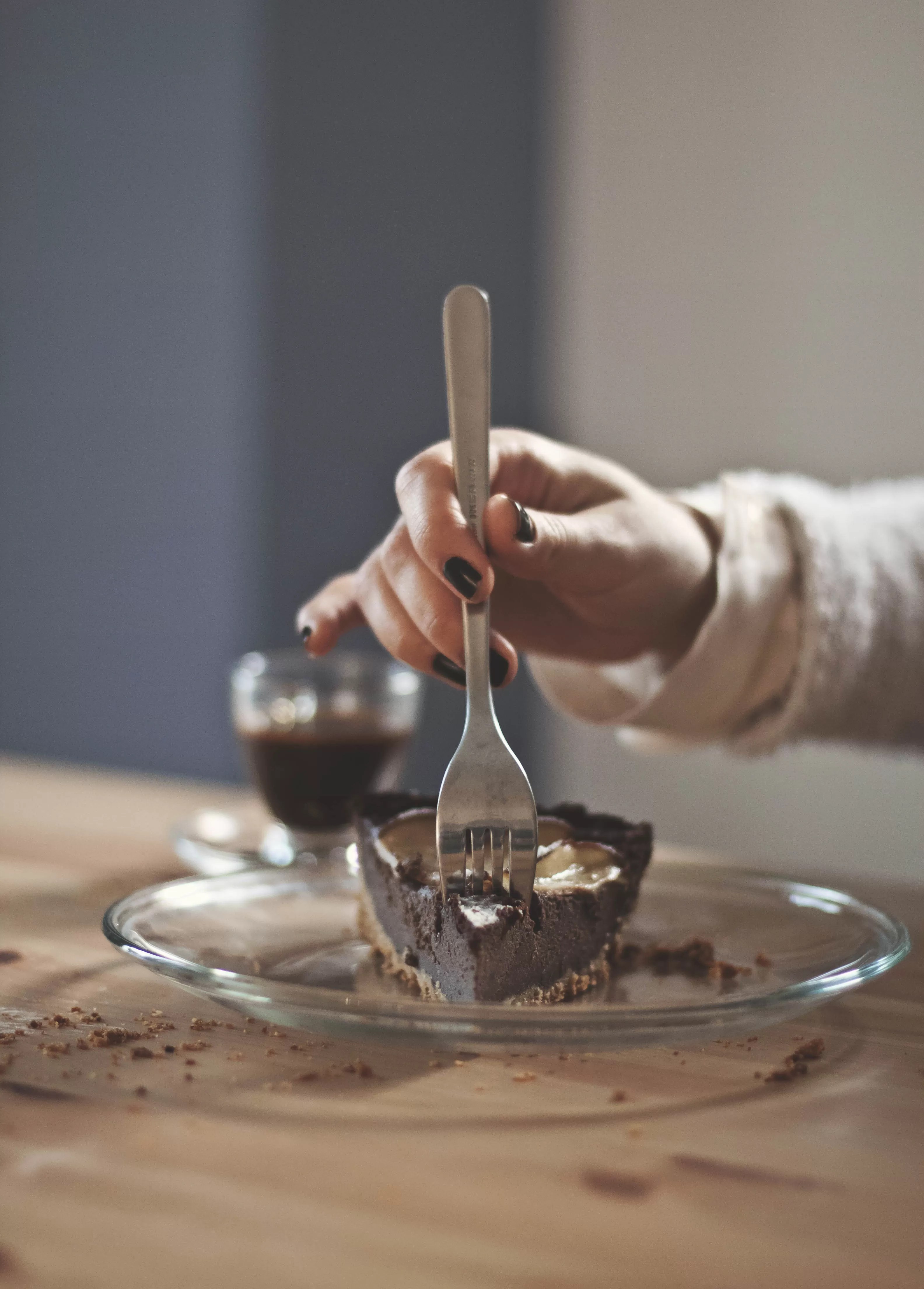 ricetta cheesecake al caffè cioccolato e pere